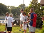 Serious Putt Putt with the younger guysPhoto By: Donna Bowen