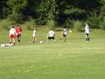 Goalkeepers with Coach Dane